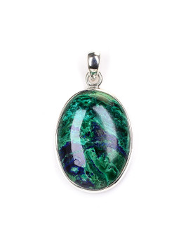 Azurite and Malachite Pendant