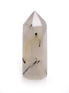 Quartz with Black Tourmaline Point