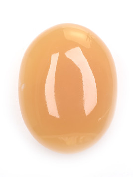 Peach Calcite Palm Stone