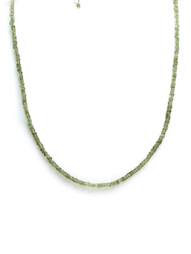 Moldavite Faceted Necklace