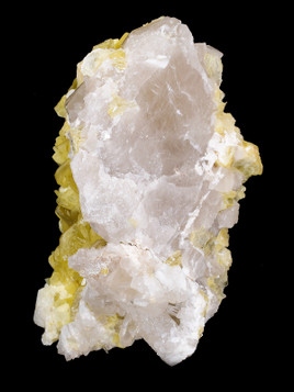 Golden Muscovite Mica on Quartz