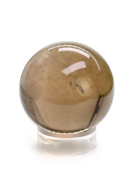 Smoky Lemurian Quartz Sphere