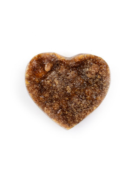 Citrine Geode Mini Heart