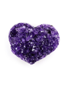 Amethyst Geode Heart