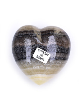 Zebra Calcite Heart