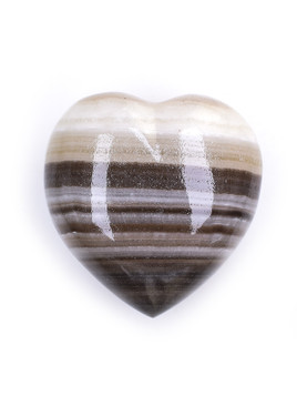 Zebra Calcite Heart