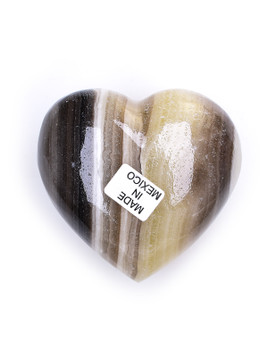 Zebra Calcite Heart