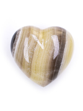 Zebra Calcite Heart