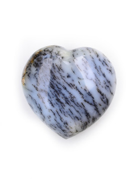 Dendritic Agate Heart