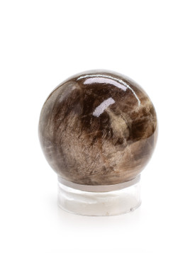 Yin Yang Moonstone Sphere
