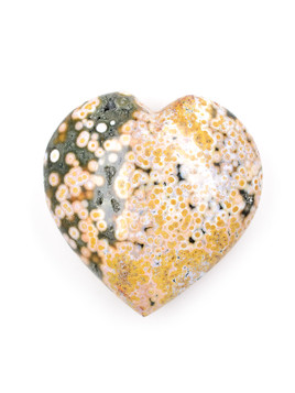 Orbicular Jasper Heart