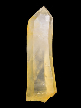 Golden Healer Lemurian Curved Quartz