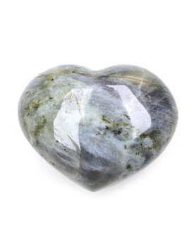 Labradorite Heart