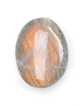 Orange Labradorite Palm Stone