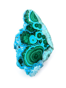 Malachite Chrysocolla Slice