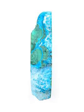 Malachite Chrysocolla Slice