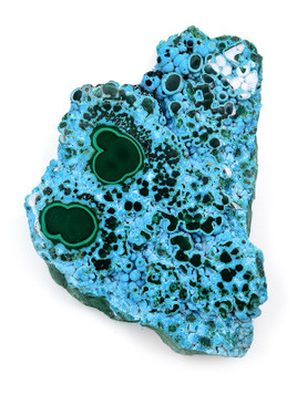 Malachite Chrysocolla Slice