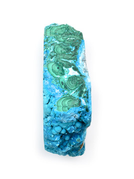 Malachite Chrysocolla Slice