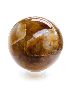 Golden Healer Quartz Sphere