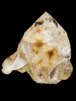 Rutile Flower in Quartz