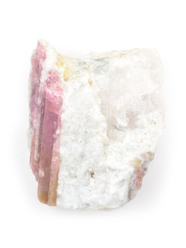 Pink Tourmaline in Quartz