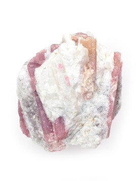 Pink Tourmaline in Quartz