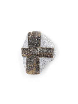 Staurolite Fairy Cross