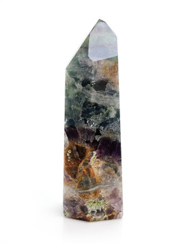 Rainbow Fluorite Point