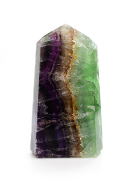 Rainbow Fluorite Point