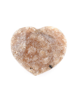 Citrine Geode Mini Heart