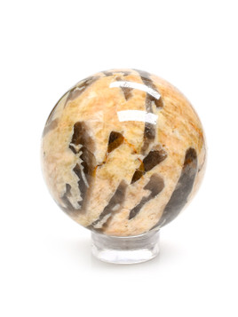Zebra Feldspar Sphere
