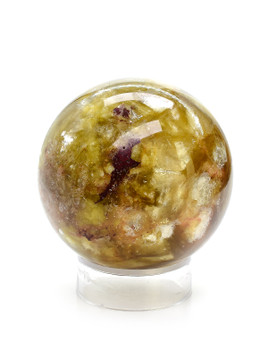 Yellow Lepidolite Sphere