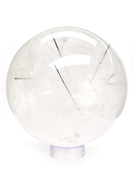 Huge Black Tourmaline in Quartz Sphere