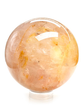 Golden Healer Red Hematite Quartz Sphere