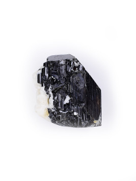 Black Tourmaline with Albite