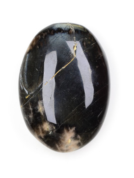 Black Moonstone Palm Stone