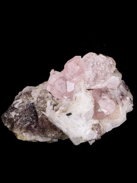 Morganite Crystal on Mica