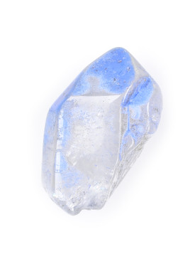 Tumbled Quartz with Dumortierite