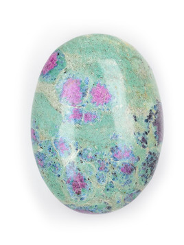 Ruby in Fuchsite Palm Stone