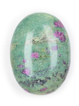 Ruby in Fuchsite Palm Stone