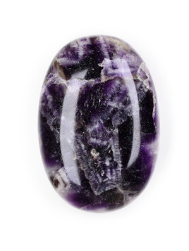 Chevron Amethyst Palm Stone
