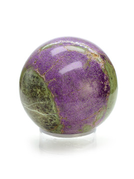 Stichtite with Serpentine Sphere