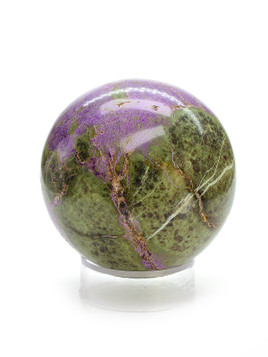 Stichtite with Serpentine Sphere