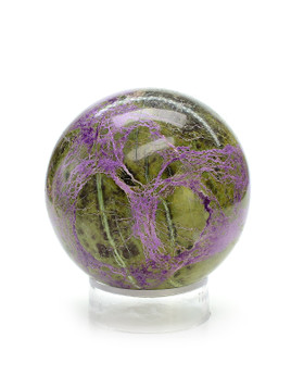 Stichtite with Serpentine Sphere