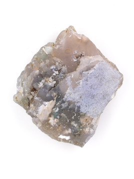 Agate with Chrysocolla and Copper