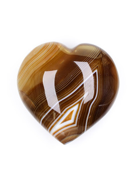 Banded Agate Heart