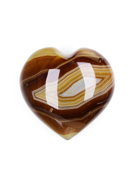 Banded Agate Heart