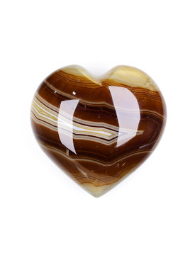 Banded Agate Heart