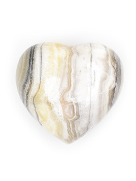 Zebra Calcite Heart