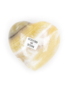 Zebra Calcite Heart